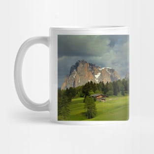 The evening light in the Dolomites Mug